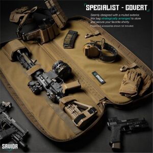 SAVIOR SPECIALIST COVERT Tekli Tüfek Çantası 34'' (Toprak)