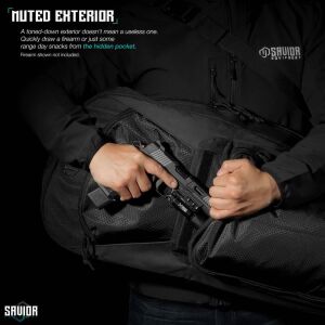 SAVIOR SPECIALIST COVERT Tekli Tüfek Çantası 38'' (Siyah)