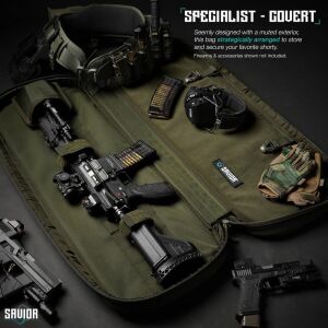SAVIOR SPECIALIST COVERT Tekli Tüfek Çantası 38'' (K.Yeşil)