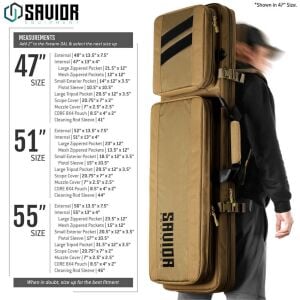 SAVIOR SPECIALIST SNIPER Tekli Tüfek Çantası 47'' (Toprak)