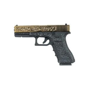 We Glock 17 Ivory + Co2 Gas + 1500 Adet Çelik Bilye + Taşıma Çantası + Atış Gözlüğü
