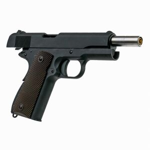 We Colt 1911 Gen2 Siyah + Green Gas + 1 Kg BB + Taşıma Çantası + Hedef Kağıdı + Atış Gözlüğü