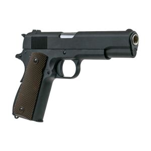 We Colt 1911 Gen2 Siyah + Green Gas + 1 Kg BB + Taşıma Çantası + Hedef Kağıdı + Atış Gözlüğü
