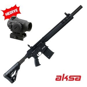 Aksa Arms Segno Siyah Şarjörlü Otomatik Av Tüfeği Red Dot Hediyeli