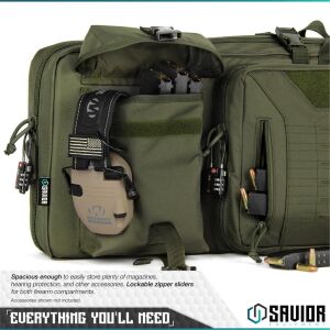 SAVIOR URBAN WARFARE Çift Kapasiteli Tüfek Çantası 42'' (K.Yeşil)