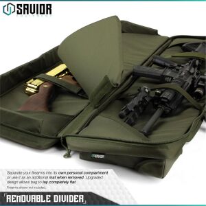 SAVIOR URBAN WARFARE Çift Kapasiteli Tüfek Çantası 42'' (K.Yeşil)