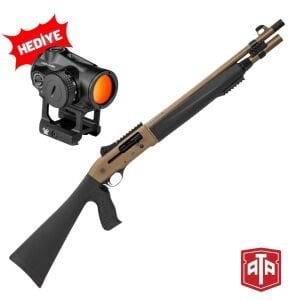 Ata CY Taktik Bronz Yarı Otomatik Av Tüfeği Red Dot Hediyeli