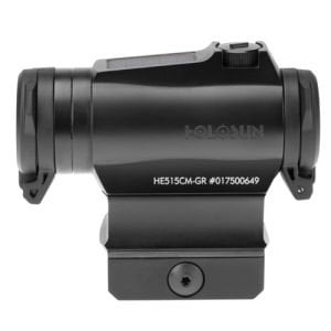 Holosun HE515CM-GR Titanium Solar Multi-Reticle Red Dot (2 MOA & 65 MOA Circle)