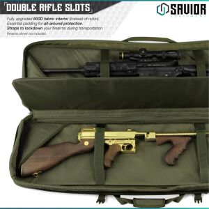 SAVIOR URBAN WARFARE Çift Kapasiteli Tüfek Çantası 46'' (K.Yeşil)