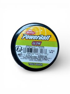 Berkley PowerBait Turbo Dough Glow Hamur - Charteuse Glow / White