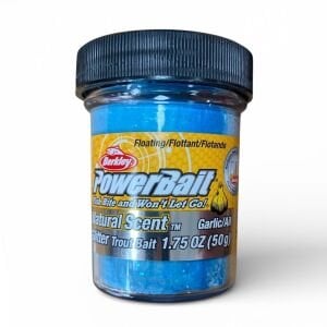 Berkley PowerBait Natural Scent Hamur - White/Neon Blue