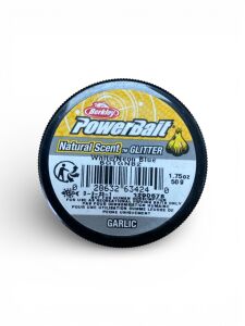 Berkley PowerBait Natural Scent Hamur - White/Neon Blue