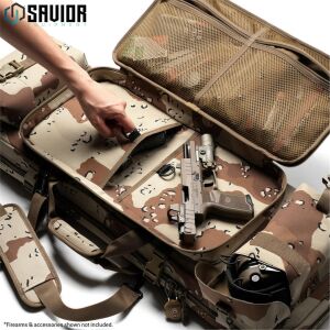 SAVIOR URBAN WARFARE Çift Kapasiteli Tüfek Çantası 46'' (Kamuflaj)