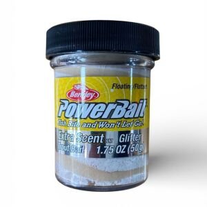 Berkley Powerbait Extra Scent Glitter Hamur - Mallow Glow Red Flk