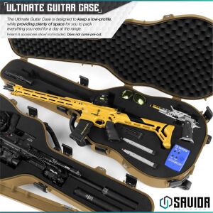 SAVIOR ULTIMATE GUITAR Tekli Tüfek Çantası (Toprak)