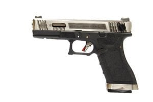 We Glock G18 FullAuto T7 Airsoft Tabanca - SV Kızak / SV Namlu / BK Gövde