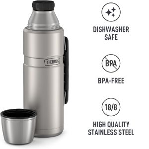 Thermos SK2010 Stainless King Large Matte Stainless Steel 1.2 lt. 163963-AK