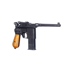 We Mauser M712 Siyah + Green Gas + 1 Kg BB + Taşıma Çantası + Hedef Kağıdı + Atış Gözlüğü