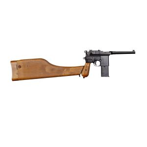 We Mauser M712 Siyah + Green Gas + 1 Kg BB + Taşıma Çantası + Hedef Kağıdı + Atış Gözlüğü