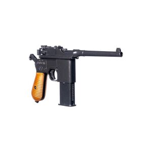 We Mauser M712 Siyah + Green Gas + 1 Kg BB + Taşıma Çantası + Hedef Kağıdı + Atış Gözlüğü