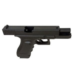 KJW G18 Glock18 Metal Slide Auto Airsoft Tabanca - Siyah