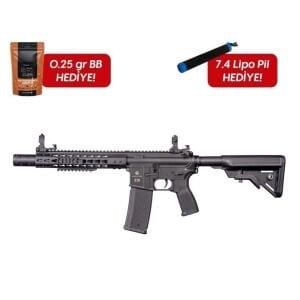 Evolution Recon 10 Silent OPS Carbontech Airsoft Tüfeği + 7.4v LiPo Pil