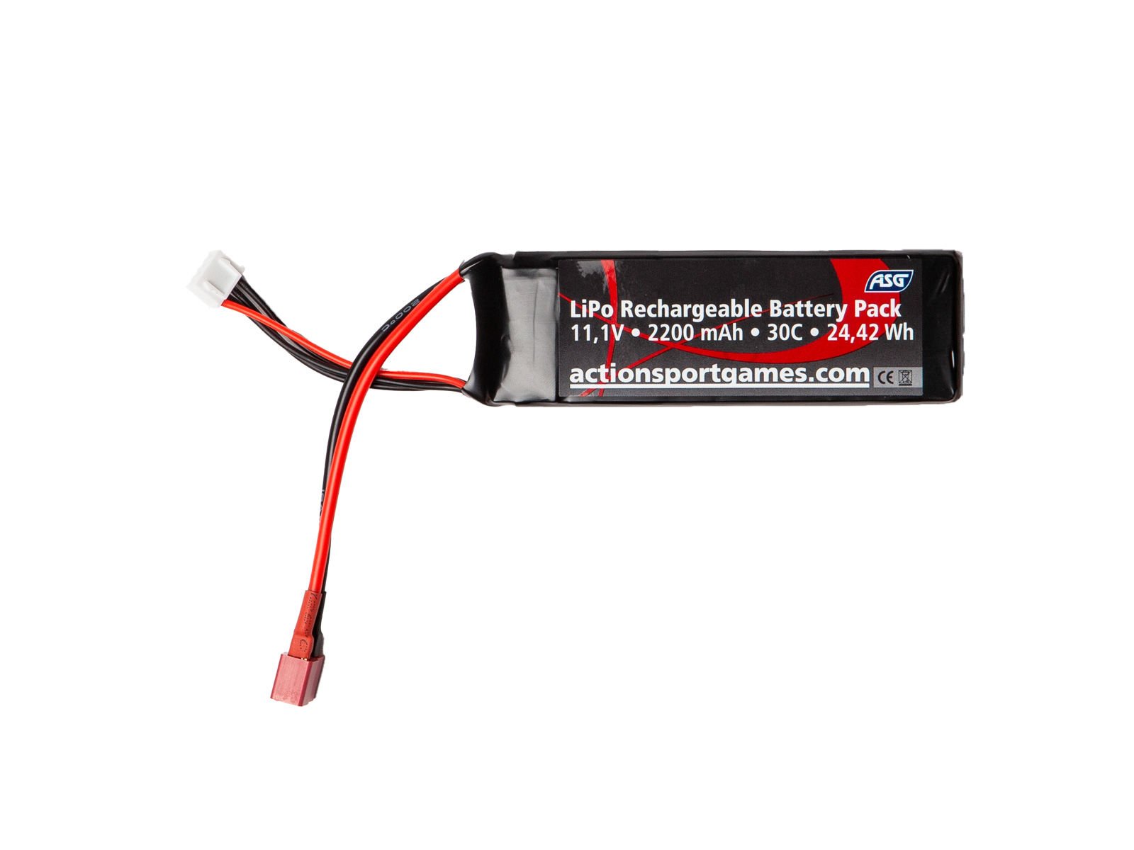 Asg 11.1V 2200 Mah 24.42Wh 30C Lipo Pil - 19813