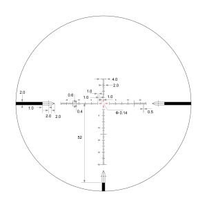 Arken Optics LH-4 6-24x50 FFP VPR (MRAD) Tüfek Dürbünü