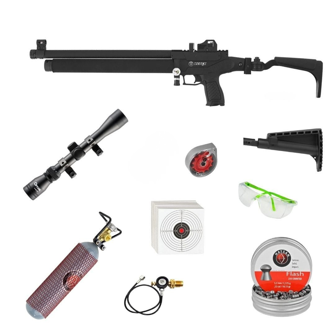 Hatsan REPEX Yarı Otomatik PCP Havalı Tüfek 6.35mm (Full Set)