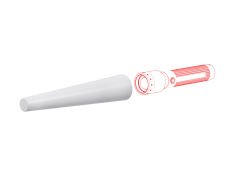 Sinyal Koni 35.1 Beyaz