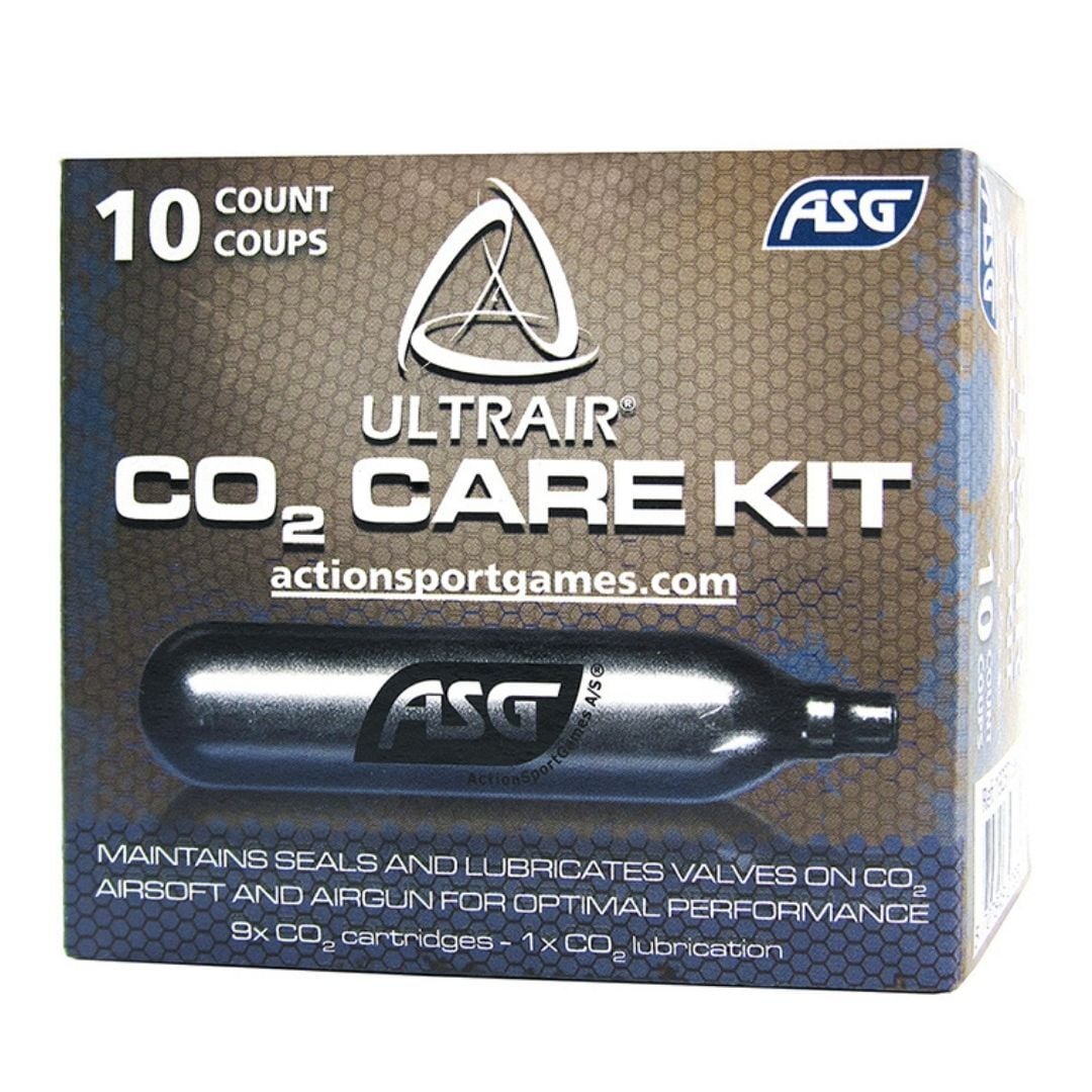 ASG 12 Gram CO2 Tüp ve Yağlayıcı Bakım Tüpü Seti (9+1)