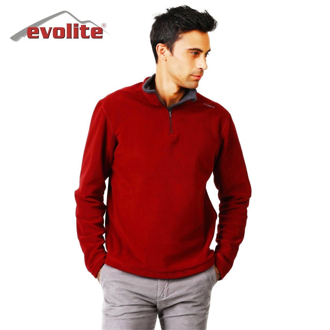Evolite Fuga Mikro Polar Sweater - Bordo
