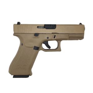 We Glock 19 Gen5 Tan + Co2 Gas + 1500 Adet Çelik Bilye + Taşıma Çantası + Atış Gözlüğü