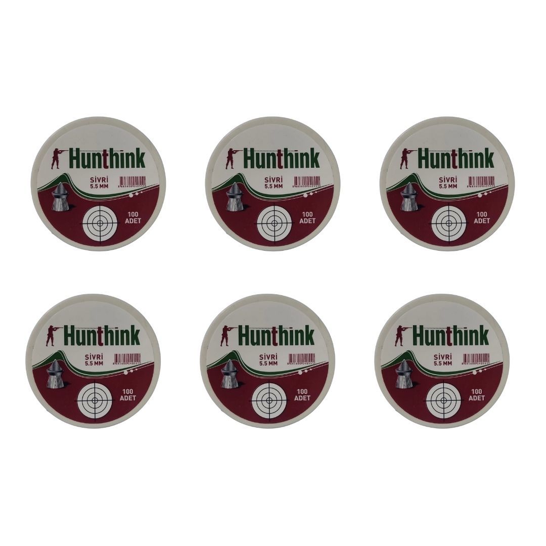 Hunthink Havalı Tüfek Pellet 5.5mm - 600 Adet