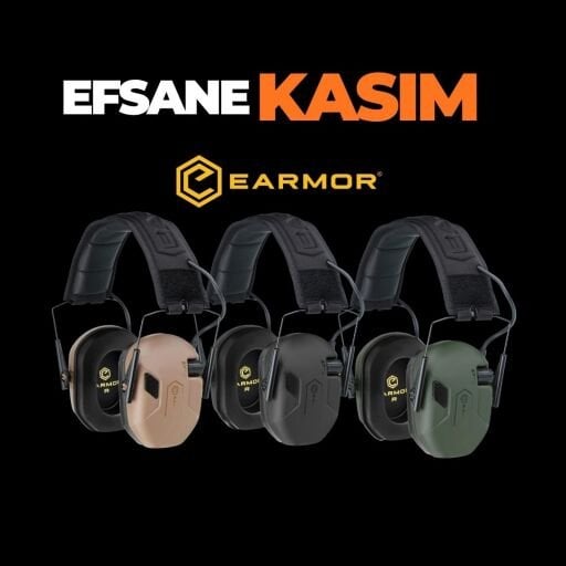 Efsane Kasıma Özel Opsmen Earmor Atış Kulaklıkları