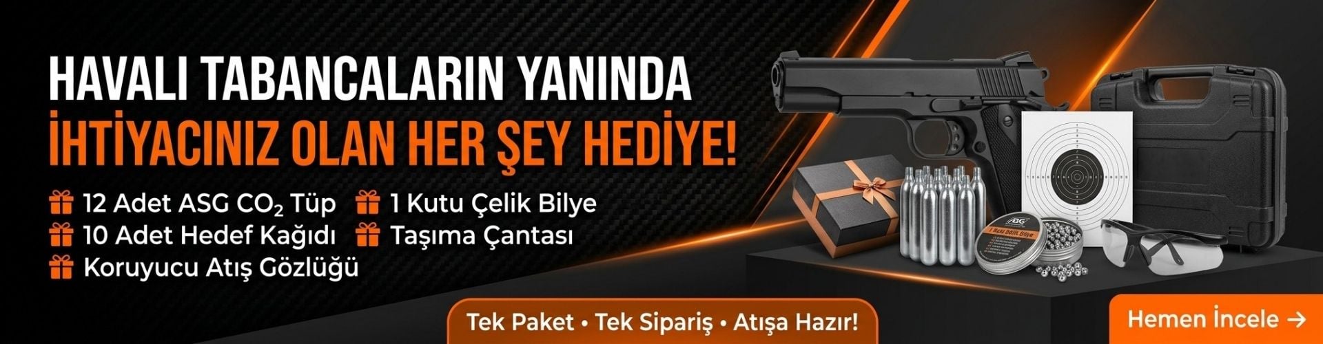 Havalı Tabanca Paketleri